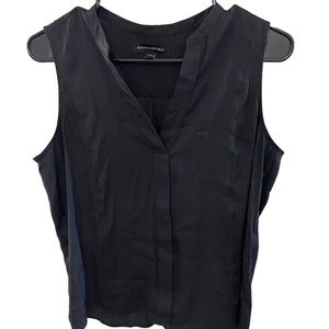 Medium Petite Black Banana Republic Top